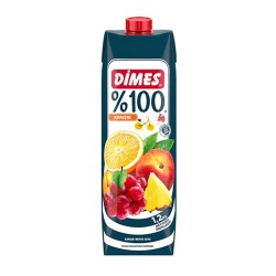 Dimes Premium %100 Karışık Meyve Suyu (1 L)