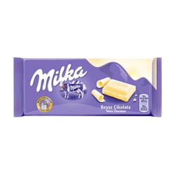 Milka Beyaz Tablet Çikolata (80 g)