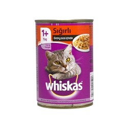 Whiskas Sığır Etli Kedi Konserve Maması (400 g)