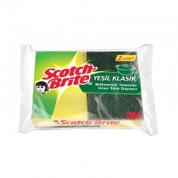 Scotch-Brite Yeşil Klasik Sünger (2'li)
