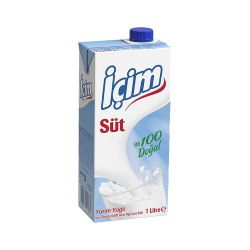 İçim Yarım Yağlı Süt (1 L)