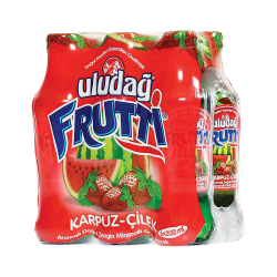 Uludağ Frutti Karpuz - Çilek Aromalı Maden Suyu (6 x 200 ml) ❌❌❌