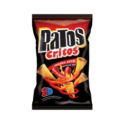 Patos Critos Acı Baharat Aromalı Patates Cipsi (115 g)