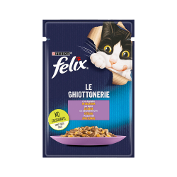 Purina Felix Le Ghiottonerie Kuzu Etli Yetişkin Kedi Pouch Yaş Mama (85 g)