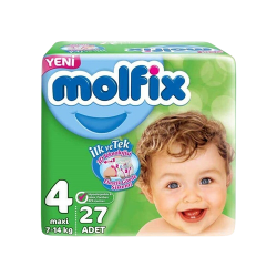 Molfix Jumbo 4 Beden Bebek Bezi (27'li)