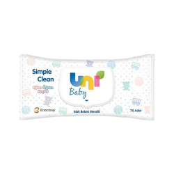 Uni Baby Simple Clean Islak Mendil (72'li)