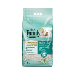 Pet's Family İnce Kedi Kumu Marsilya Sabunlu (5 L) ❌❌❌