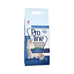 Proline İnce Taneli Süper Topaklanan Parfümsüz Bentonit Kedi Kumu (5 L) ❌❌❌