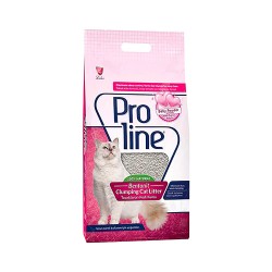 Proline İnce Taneli Bentonit Bebek Pudralı Topaklanan Kedi Kumu (5 L)❌❌❌