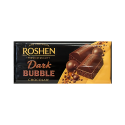 Roshen Dark Bubble Bitter Kabarcık Çikolata (80 g)