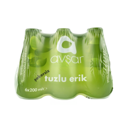 Avşar Tuzlu Erik Aromalı Maden Suyu (6 x 200 ml)