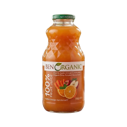 BenOrganic Organik Elma, Portakal & Havuç Suyu (946 ml)