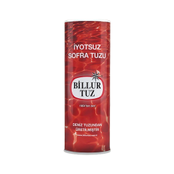 Billur Tuz Rafine İyotsuz Sofra Tuzu (250 g)