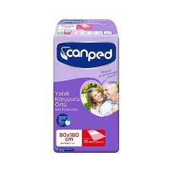 Canped Yatak Örtüsü 80 x 180 cm (10'lu)