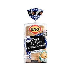 UNO Fırından Tam Buğday Tava Ekmeği (450 g)